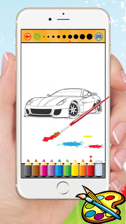 Sport Car Coloring Book Drawing Vehicles for Preschool Boys