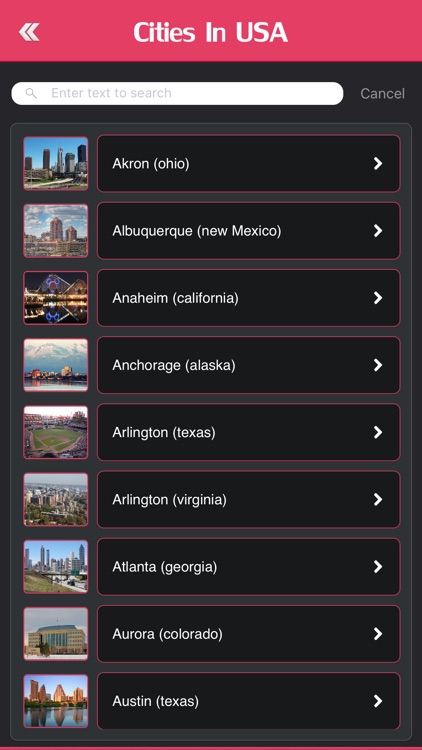Famous Cities in USA