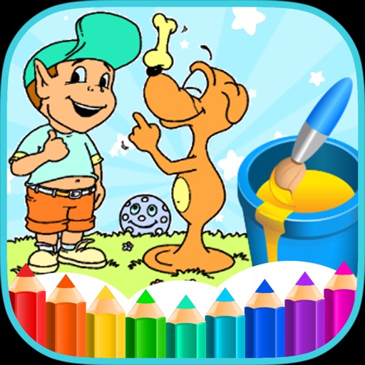 Boy Hero Coloring Book iOS App