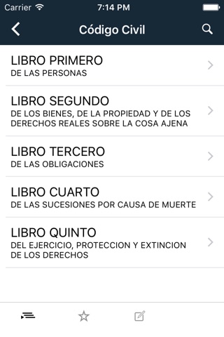 Mobile Legem Bolivia - Códigos del Estado Plurinacional de Bolivia screenshot 2