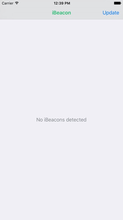 iBeacon Mobile App