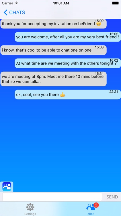 beFriend Messenger screenshot-3