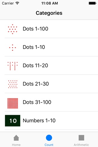Eye-friendly Dots Card screenshot 3