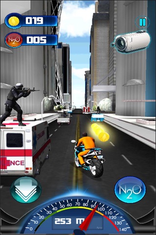 Sniper Traffic Hunter 3D - Shooting killer Road Race screenshot 3