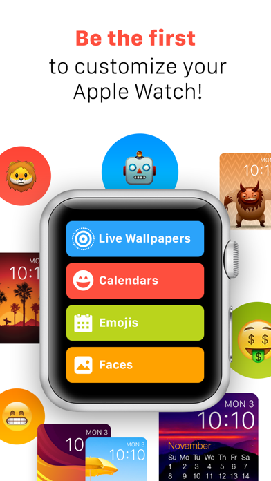 iFaces - Custom Themes and Faces for Apple Watch Screenshot 1