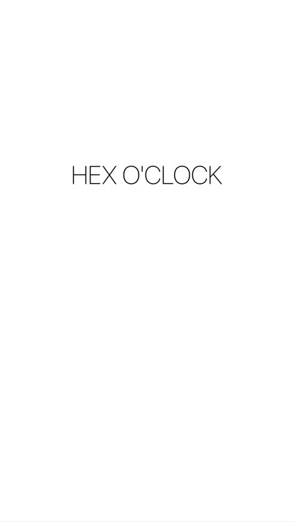 HEX O'CLOCK