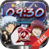 iClock Manga & Anime Alarm Clock Wallpapers Free - "Gintama edition"