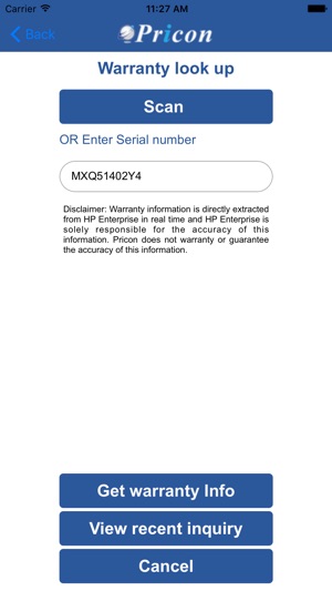 Pricon HPE Warranty Tool(圖1)-速報App