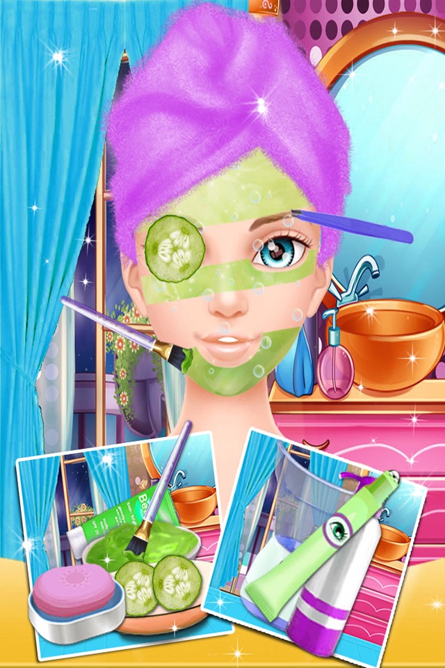Collage Girl Makeover - Girl Games screenshot 2