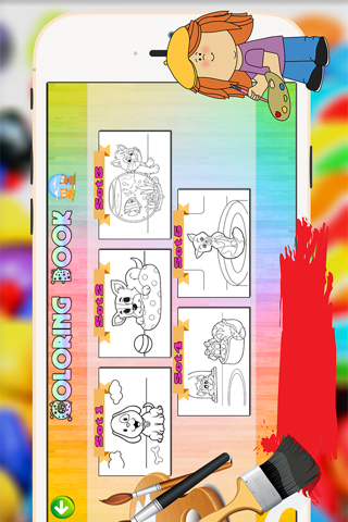 Cat Dog Coloring Book - Animal drawing & painting for good kid games screenshot 3