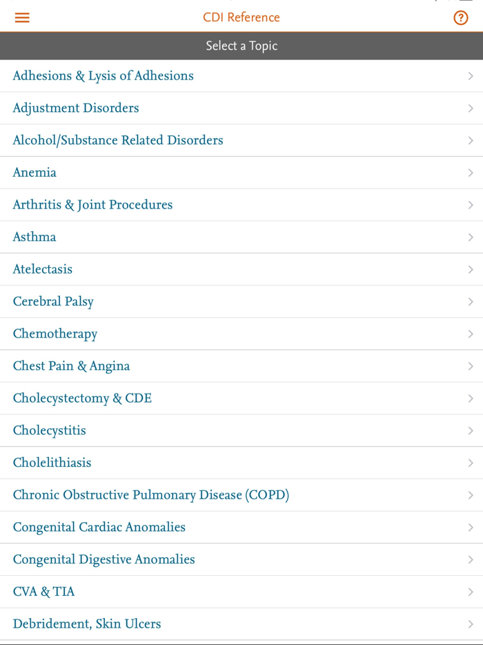 Elsevier CDI Reference
