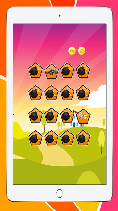 How to cancel & delete Matching Vehicle Cards Game for Kindergarten Free from iphone & ipad 3