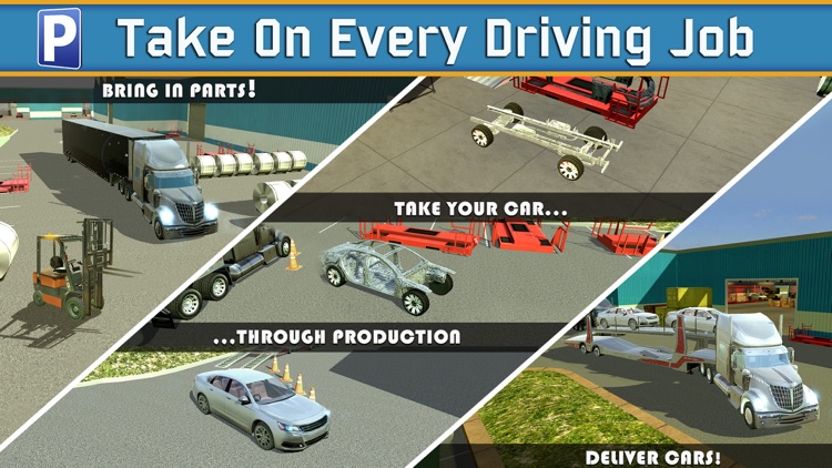 Car Factory Parking Simulator a Real Garage Repair Shop Racing Game