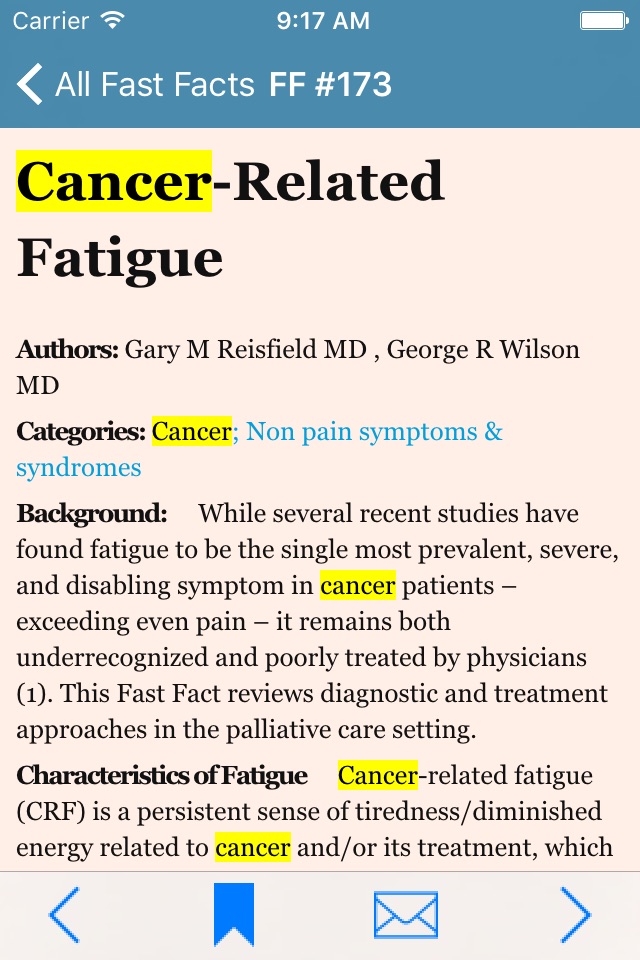 Palliative Care Fast Facts screenshot 4