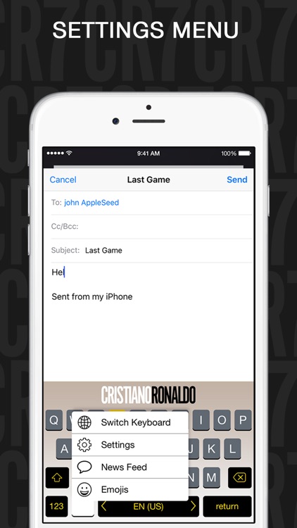 Cristiano Ronaldo Keyboard screenshot-3