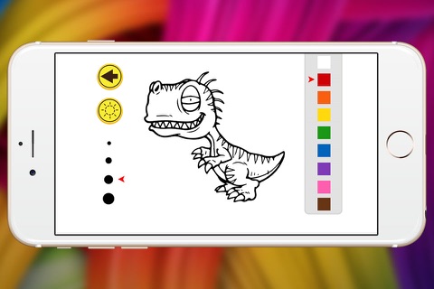 dinosaur ancient fossil coloring book for kid screenshot 3