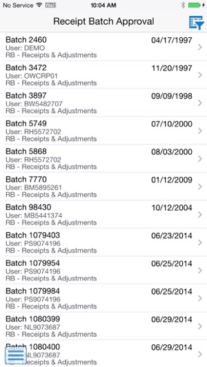 Receipt Batch Approvals Smartphone for JDE E1(圖1)-速報App