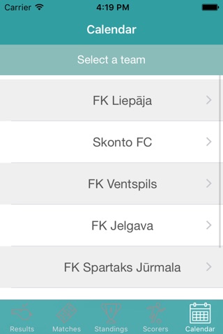 InfoLeague - Information for Latvian First Division - Matches, Results, Standings and more screenshot 3