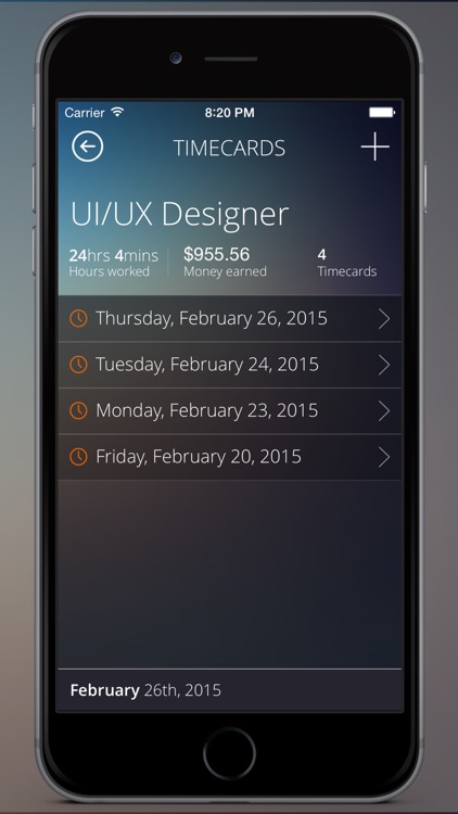 Timecard Pro - Hours & Work Schedule Tracking screenshot-3