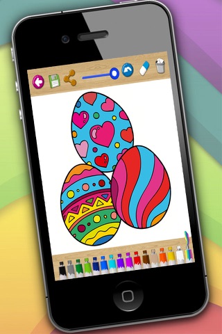 Paint the Easter egg coloring book - Premium screenshot 2