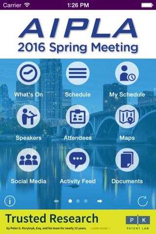AIPLA 2016 Spring Meeting screenshot 2