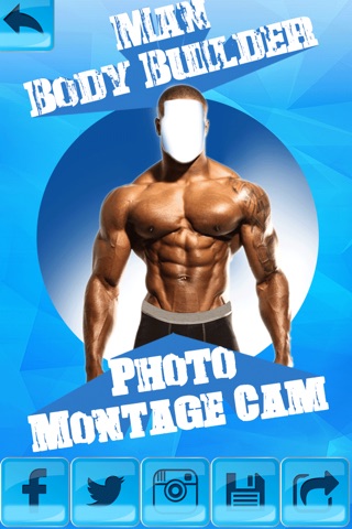 Man Body.Builder Photo Montage Cam – Put Your Head In Hole To Get Instant Six Pack Abs & Muscles screenshot 3