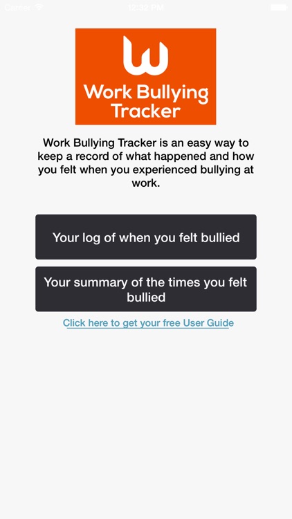 Work Bullying Tracker