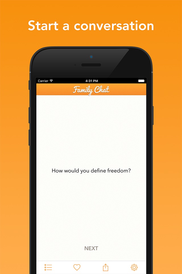 Family Chat - Conversation Topics for Families screenshot 2