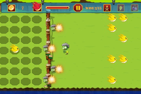 Zombie vs Bird Battle screenshot 2