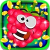 Colorful Magical Slots: Match three red fruits and gain tasty bonuses