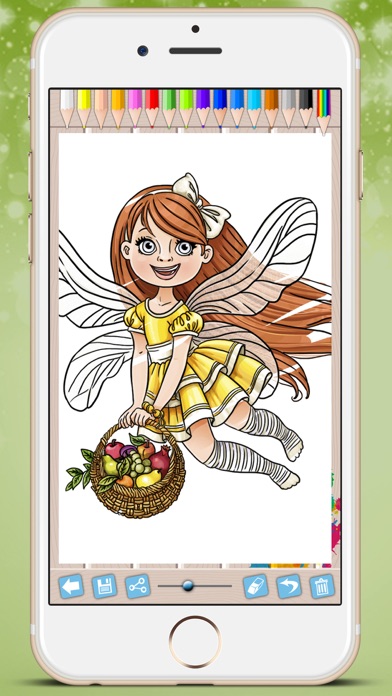 How to cancel & delete Fairies Coloring Book - Paint princesses tales from iphone & ipad 3