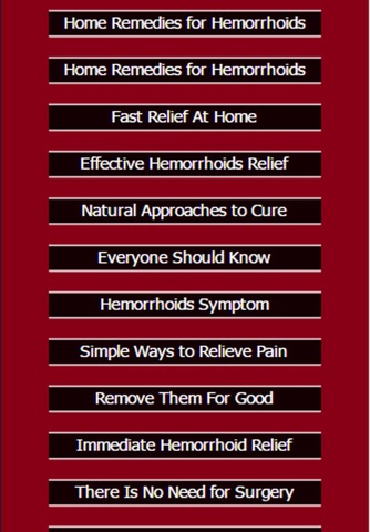 Home Remedies For Hemorrhoids screenshot 2