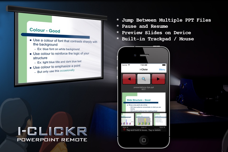 i-Clickr Remote for PowerPoint screenshot 3