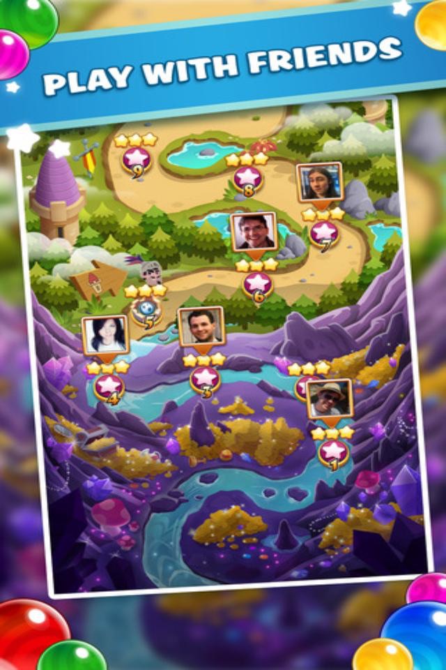 Bubble Pop Joy - match 3 rescue pet game mania screenshot 2