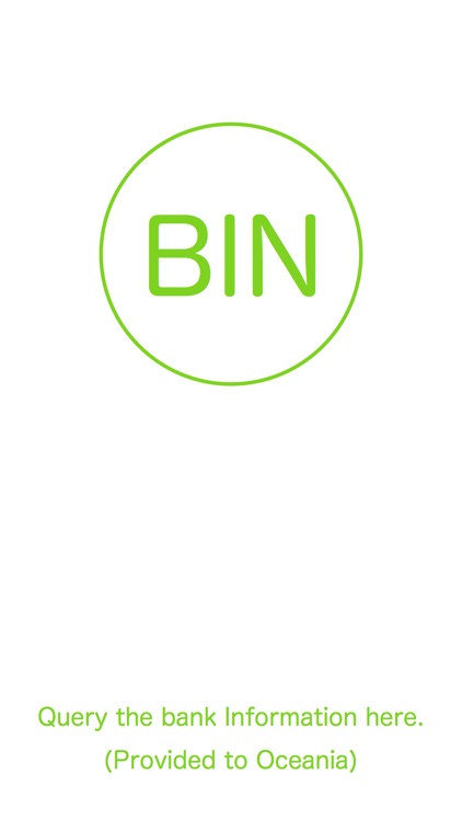 BIN Database for Oceania
