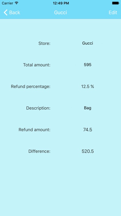 Tax Free Refund Calculator