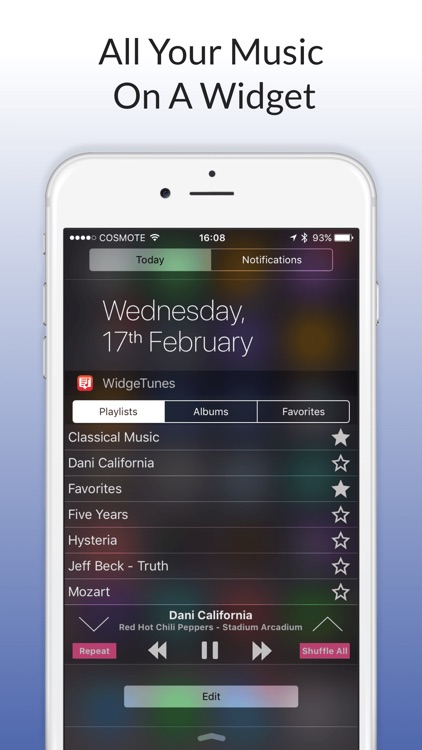WidgeTunes screenshot-0