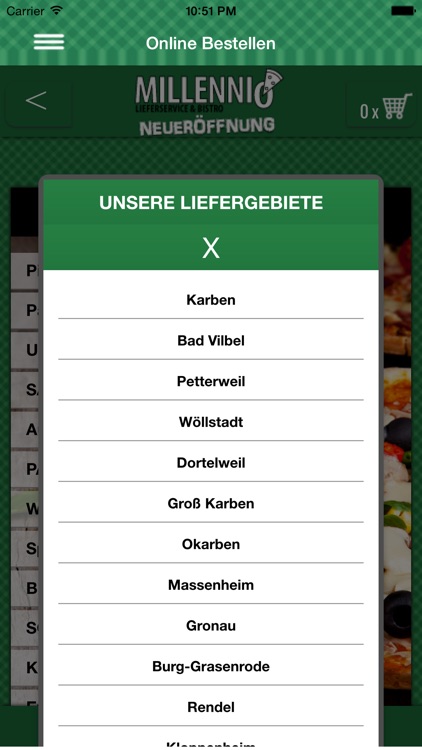 Millennio Lieferservice & Bistro screenshot-3