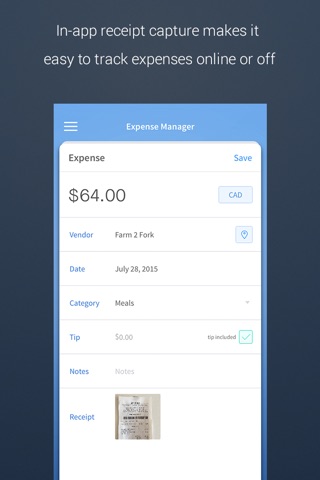 Trippeo - Fast, Easy Expense Tracking & Reports screenshot 2