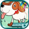 Drawings of dogs puppies Educational games children - Premium