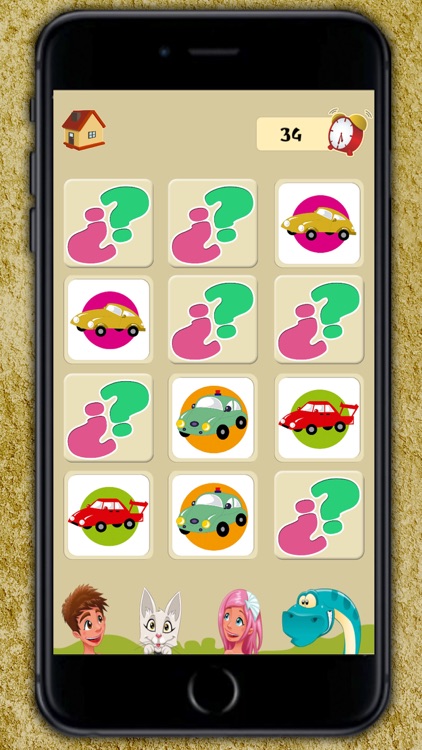 Memory game for children: memory cars. Learning game for boys screenshot-4