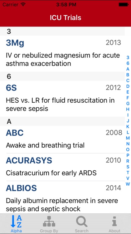 ICU Trials by ClinCalc