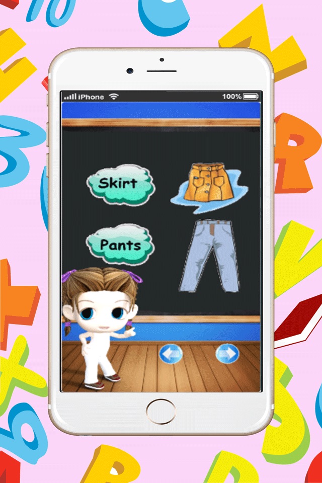 Learn English Vocabulary Clothes:Learning Education Games For Kids Beginner screenshot 3