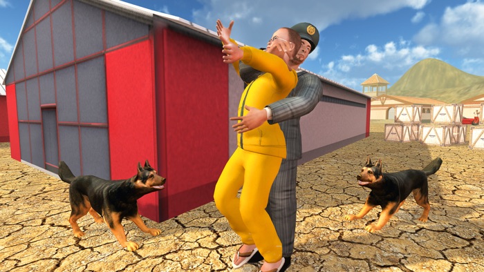 Border Police Dog Chase 2016 - Hard Time Police Chase Prisoners Trying To Escape