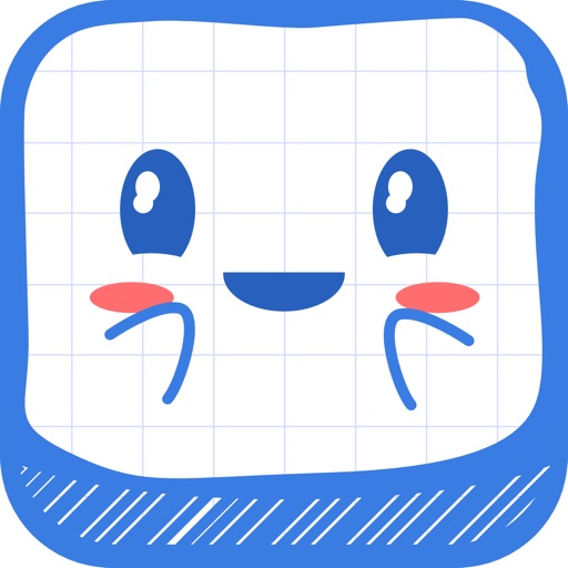 Doodle Reverse: Happy Block Icon