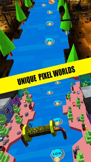 Pixel Run Blocky 3D. Endless Running on Block War Roads Chal(圖3)-速報App