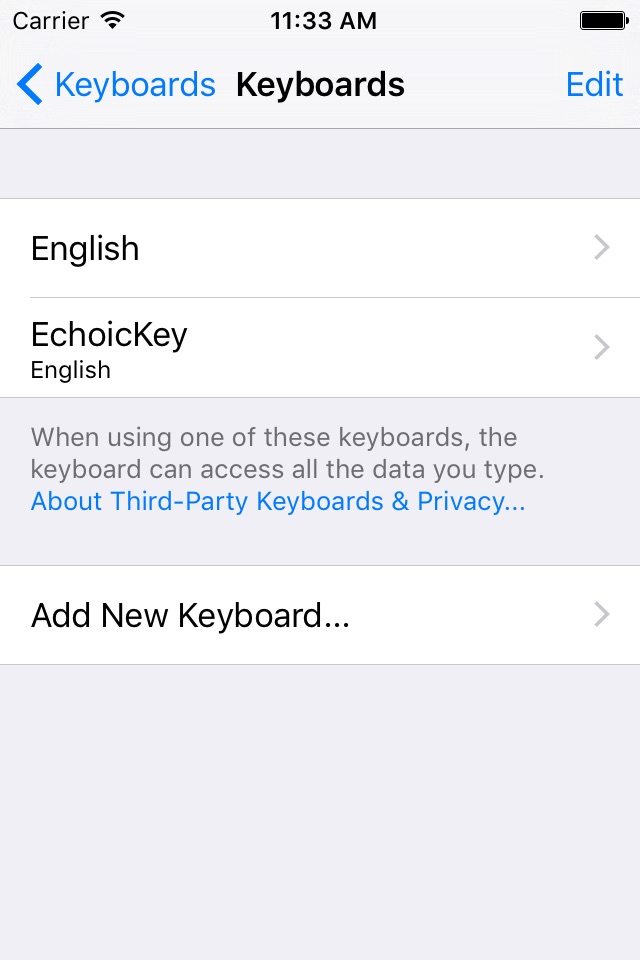 EchoicKey screenshot 2