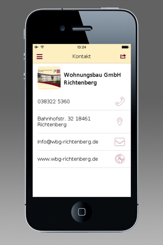 Wohnungsbau GmbH Richtenberg screenshot 4