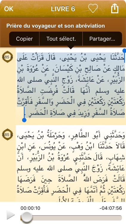 Sahih Muslim Audio mp3 en Français et en Arabe (Lite) - +1700 Hadiths - صحيح مسلم