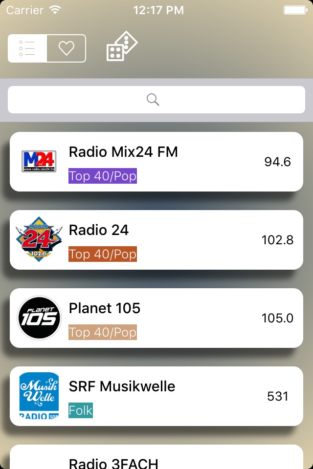 Radio  - Swissradio - Internet Radios screenshot 4